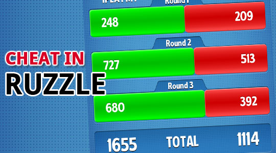 How I cheat in Ruzzle Cover