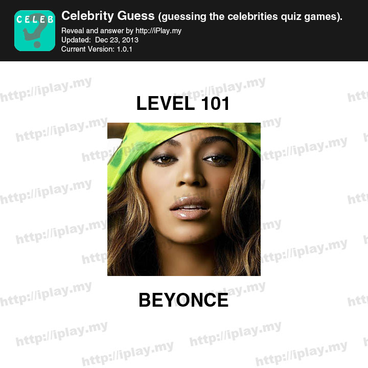 Celebrity Guess Level 101