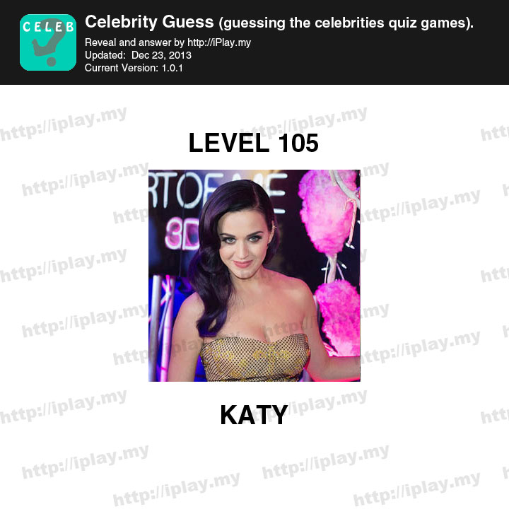 Celebrity Guess Level 105