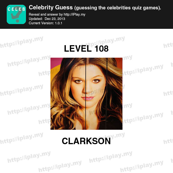 Celebrity Guess Level 108
