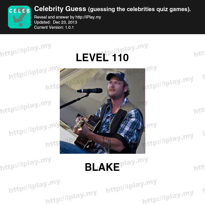 Celebrity Guess Level 110