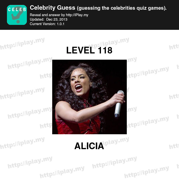 Celebrity Guess Level 118