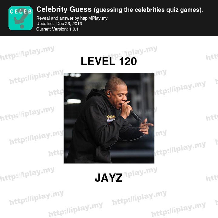 Celebrity Guess Level 120