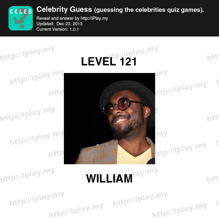 Celebrity Guess Level 121