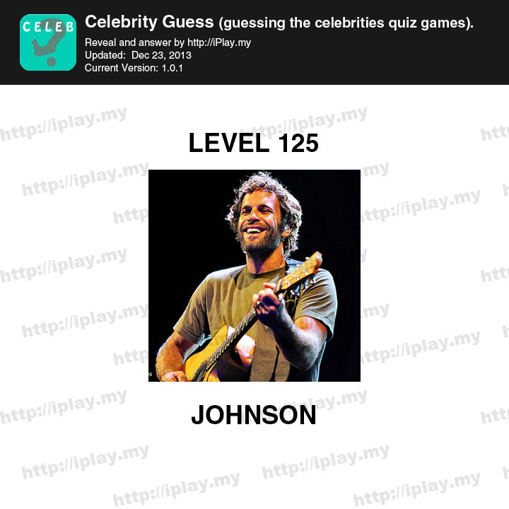 Celebrity Guess Level 125