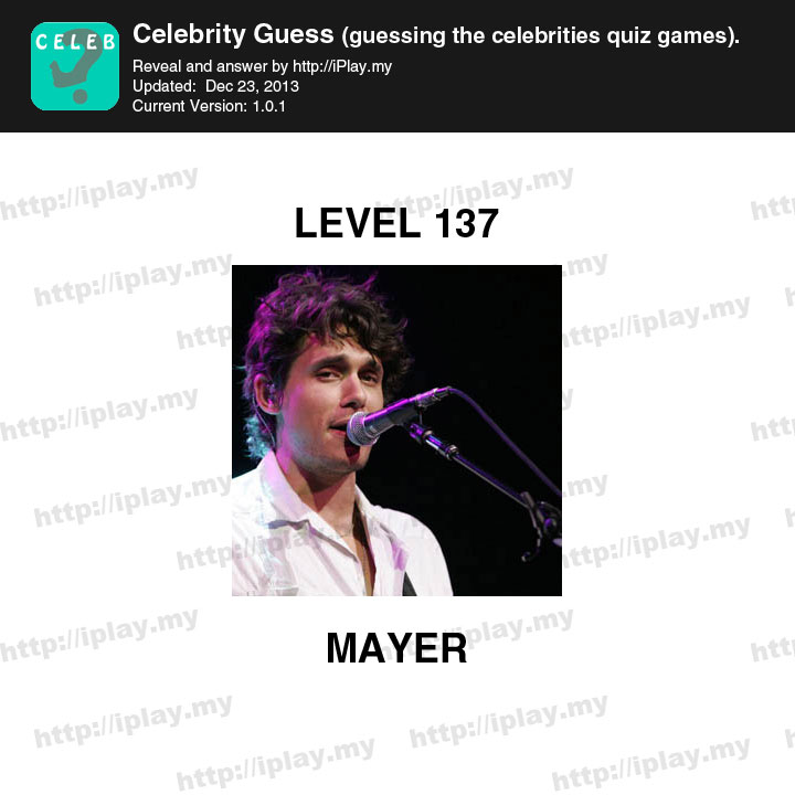 Celebrity Guess Level 137
