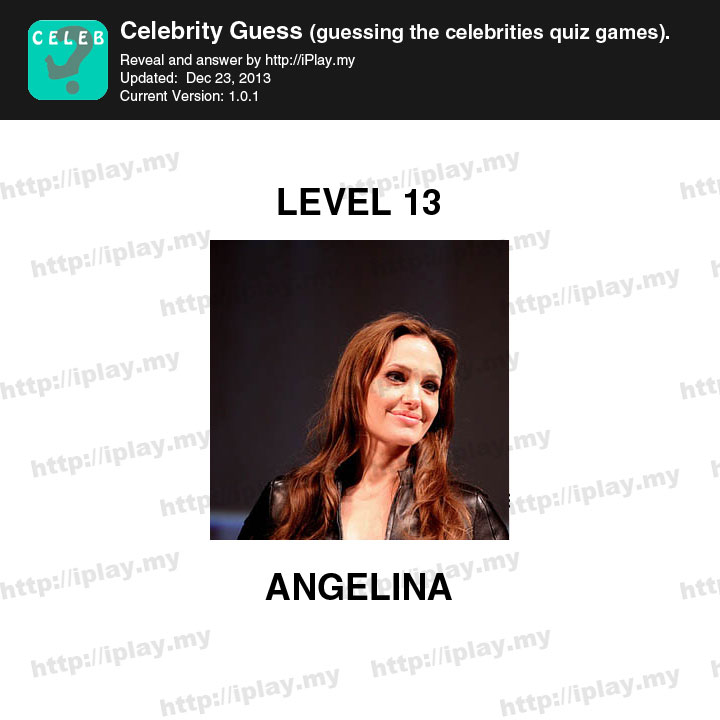 Celebrity Guess Level 13