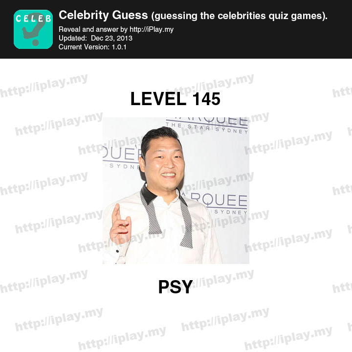 Celebrity Guess Level 145
