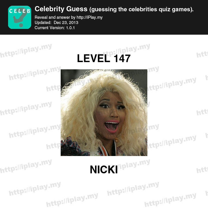 Celebrity Guess Level 147