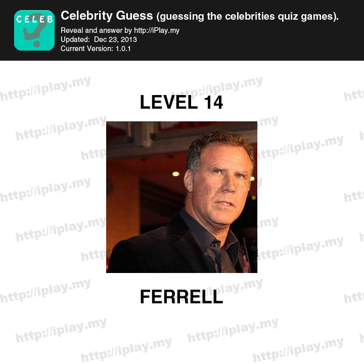 Celebrity Guess Level 14