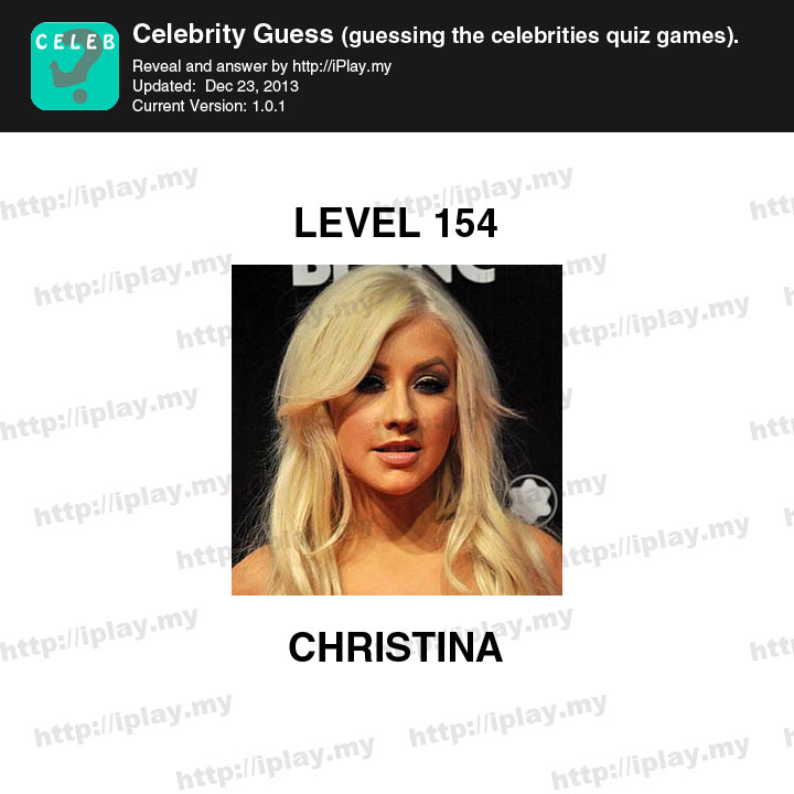 Celebrity Guess Level 154