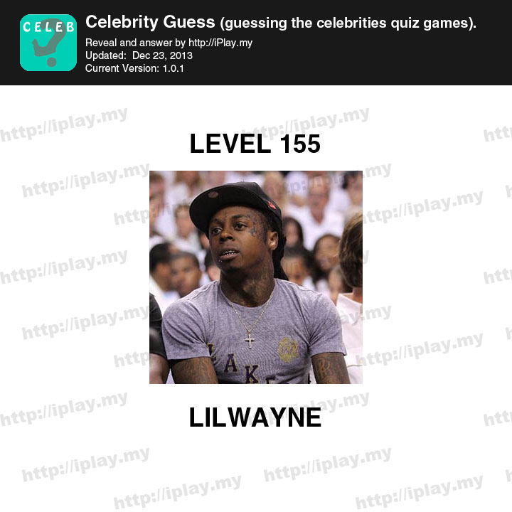 Celebrity Guess Level 155