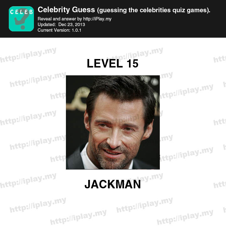 Celebrity Guess Level 15