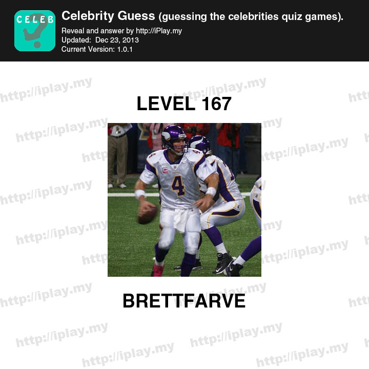 Celebrity Guess Level 167