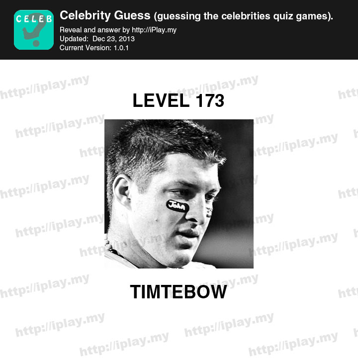 Celebrity Guess Level 173