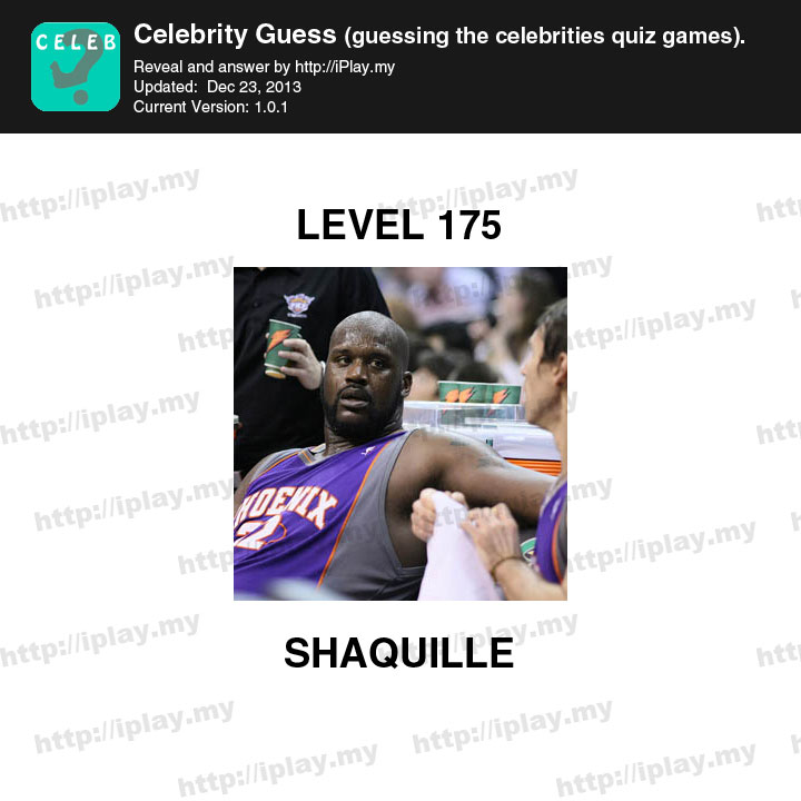 Celebrity Guess Level 175