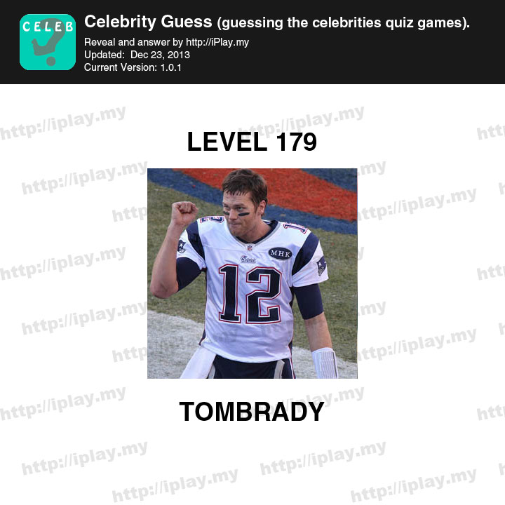Celebrity Guess Level 179