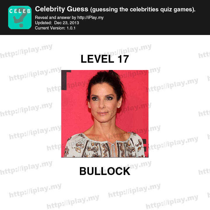 Celebrity Guess Level 17