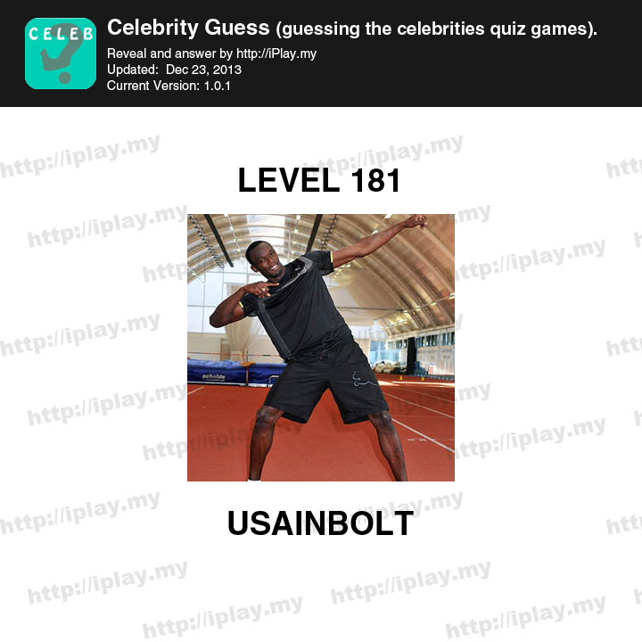 Celebrity Guess Level 181