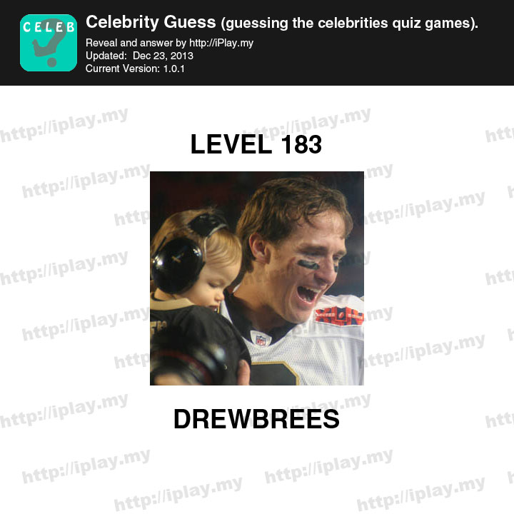 Celebrity Guess Level 183