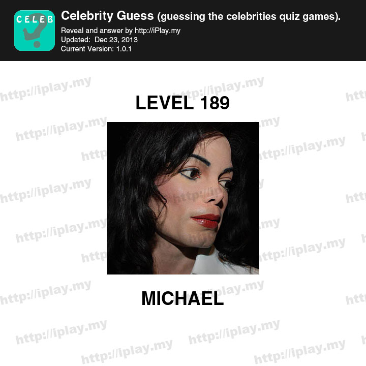 Celebrity Guess Level 189