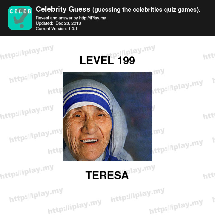 Celebrity Guess Level 199