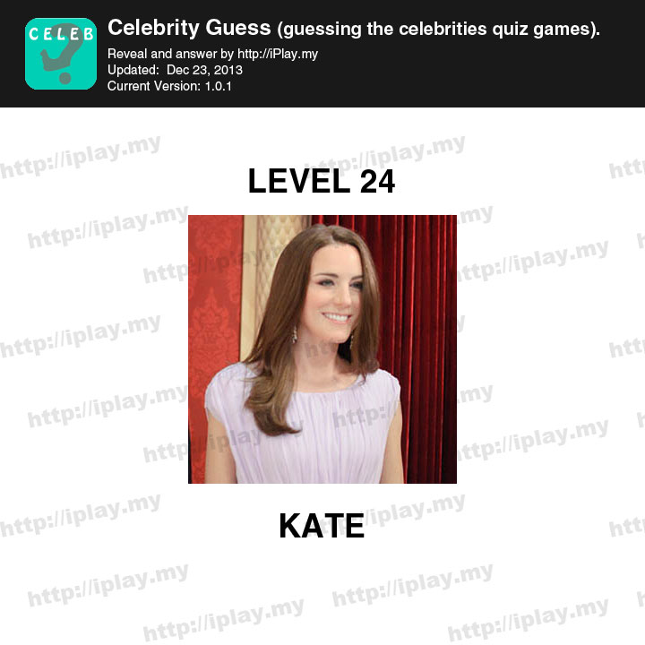 Celebrity Guess Level 24
