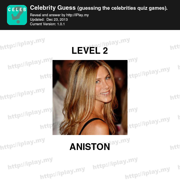 Celebrity Guess Level 2