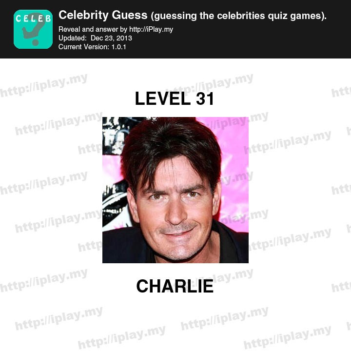 Celebrity Guess Level 31