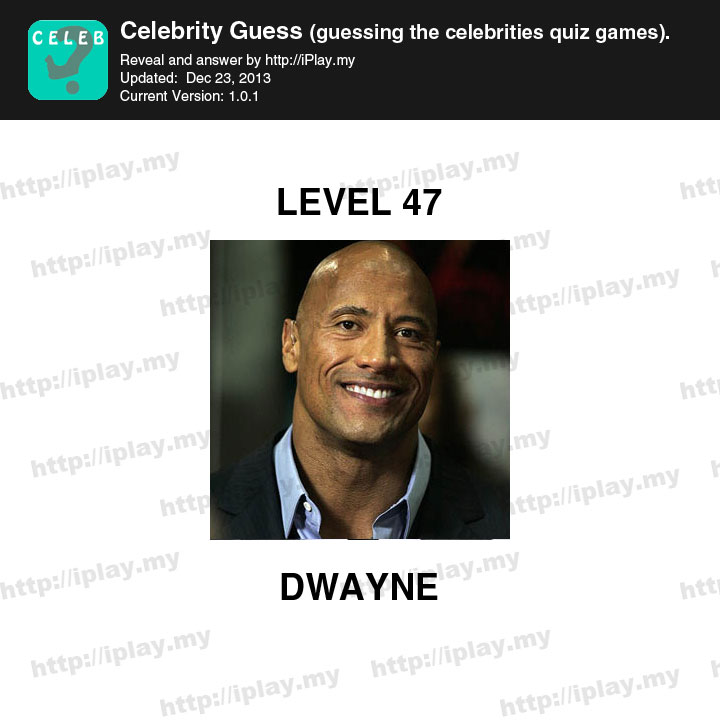 Celebrity Guess Level 47