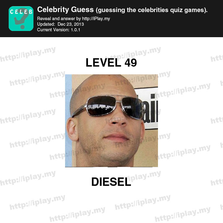 Celebrity Guess Level 49