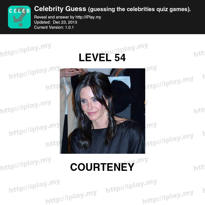 Celebrity Guess Level 54