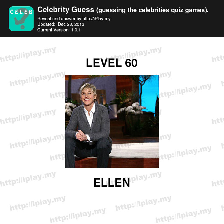 Celebrity Guess Level 60