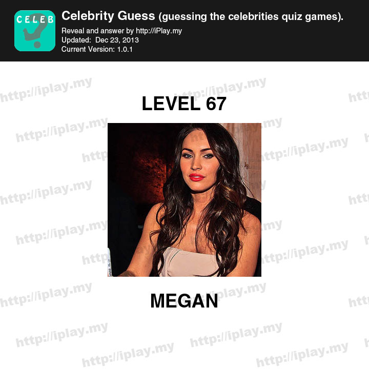 Celebrity Guess Level 67