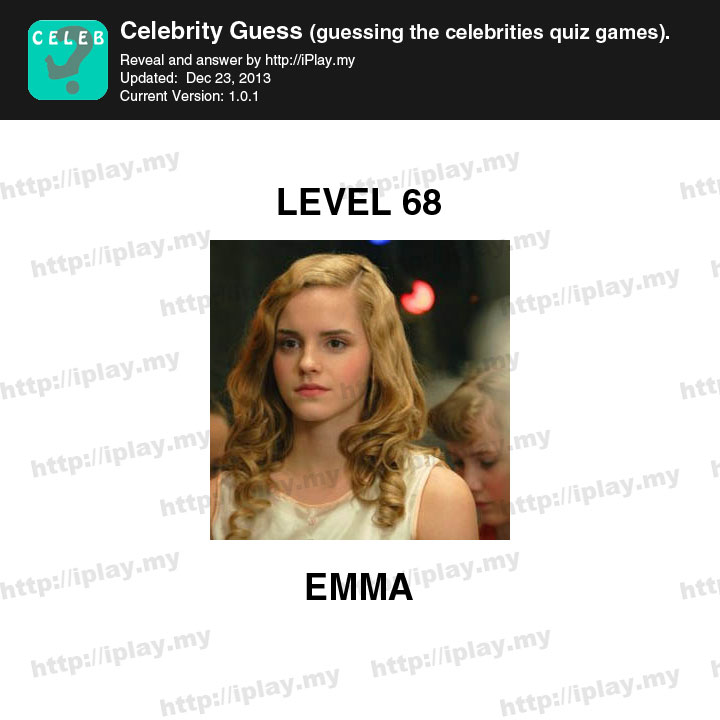 Celebrity Guess Level 68