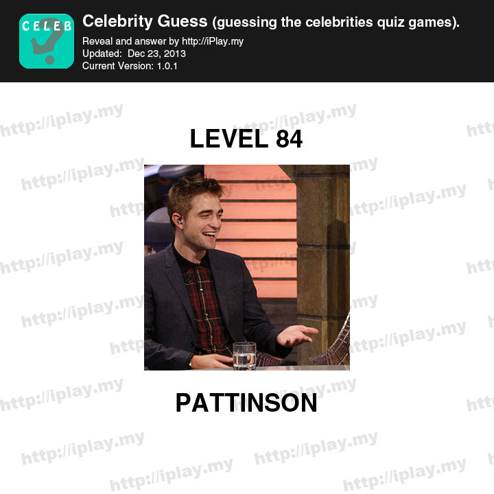 Celebrity Guess Level 84