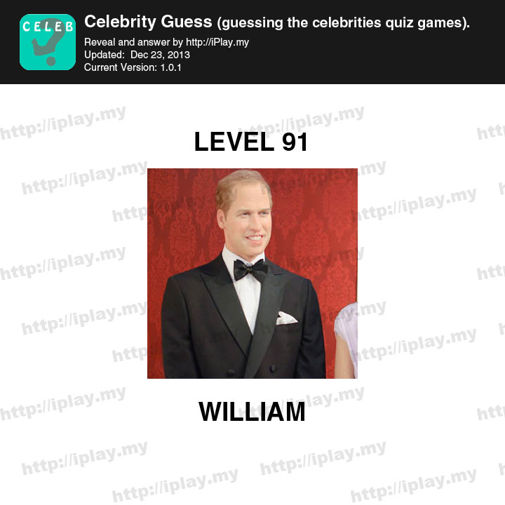 Celebrity Guess Level 91