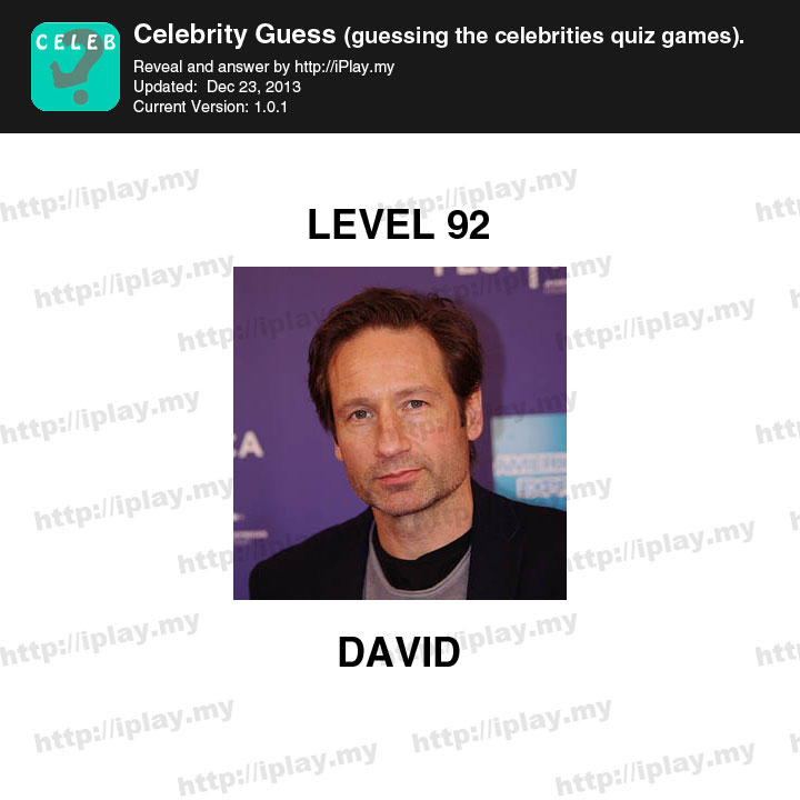 Celebrity Guess Level 92