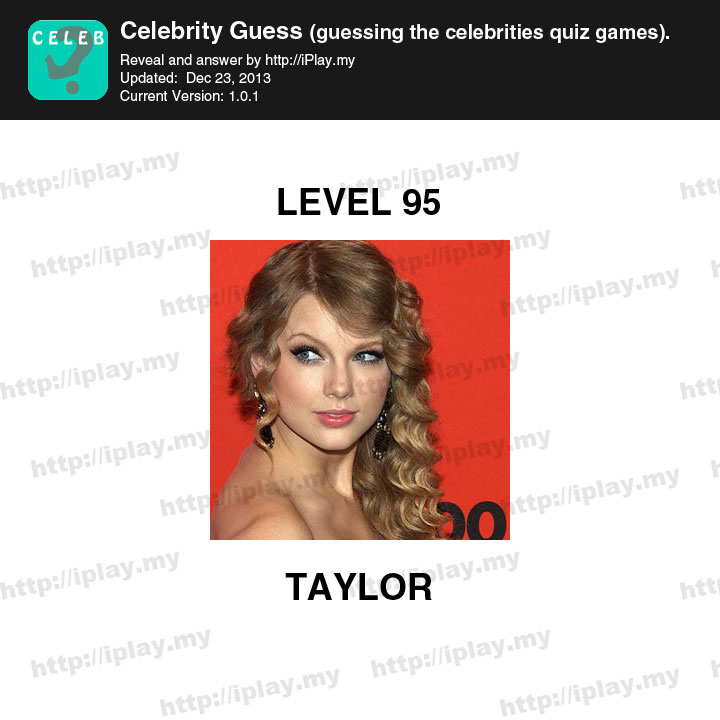 Celebrity Guess Level 95
