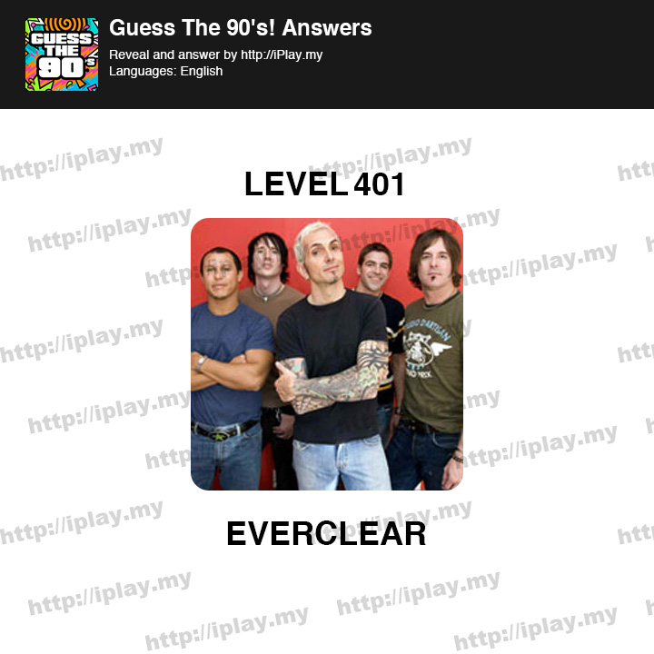Guess The 90s Level 401