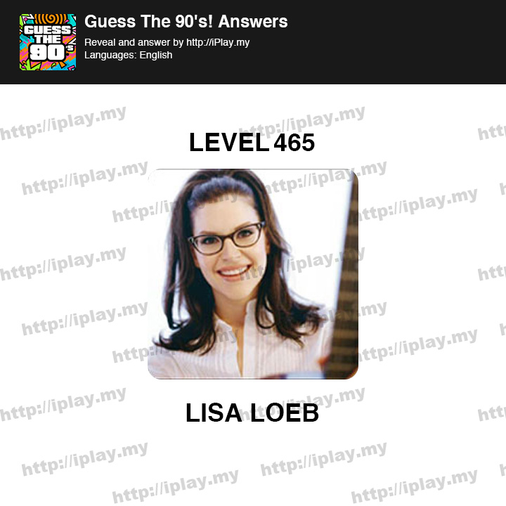 Guess The 90s Level 465