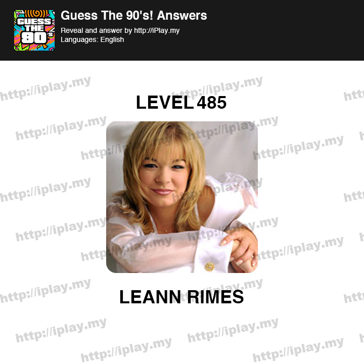 Guess The 90s Level 485