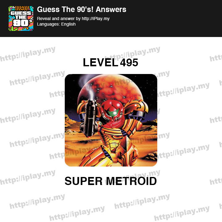 Guess The 90s Level 495