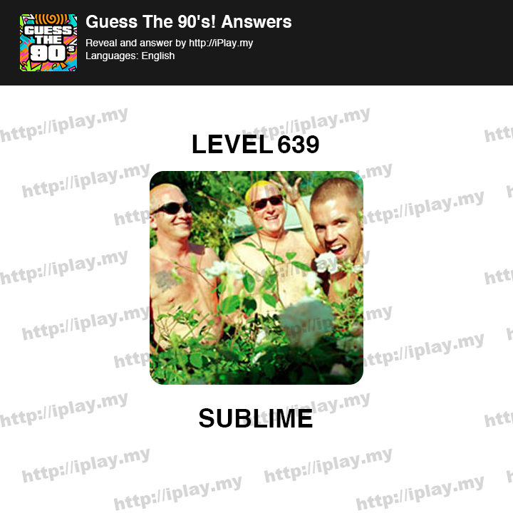Guess The 90s Level 639