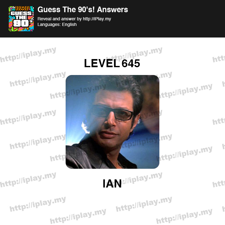 Guess The 90s Level 645