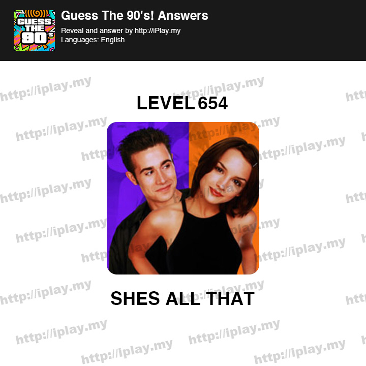 Guess The 90s Level 654