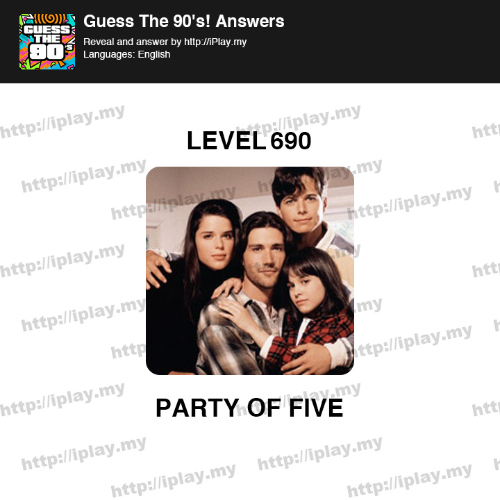 Guess The 90s Level 690