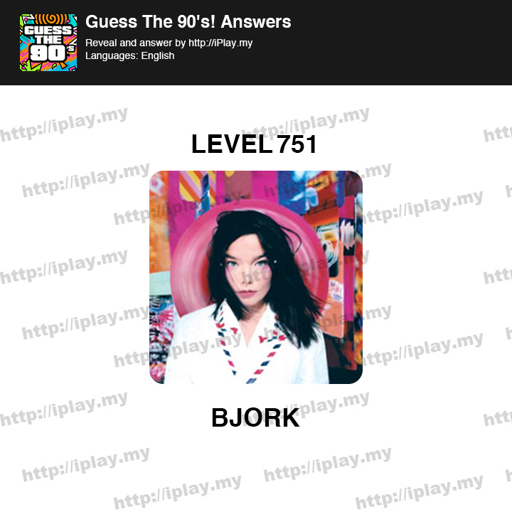 Guess The 90s Level 751