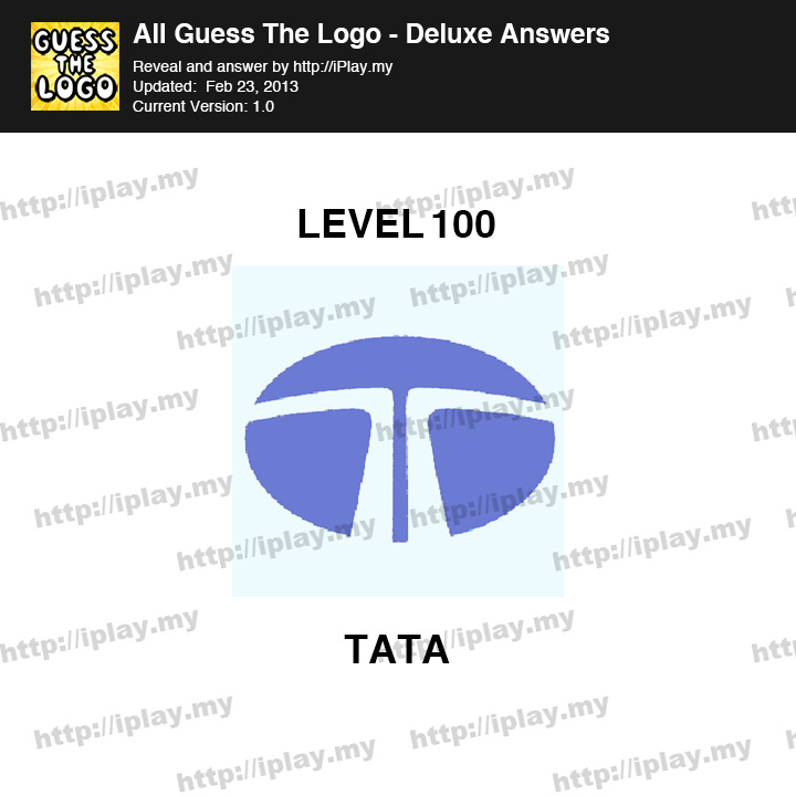 Guess Logo Deluxe Level 100