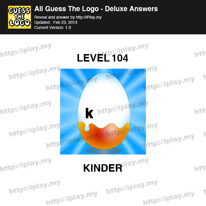 Guess Logo Deluxe Level 104